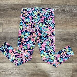 Lilly Pulitzer Kids Leggings in Tropical Neon Print
